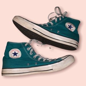 Green High Top Converse